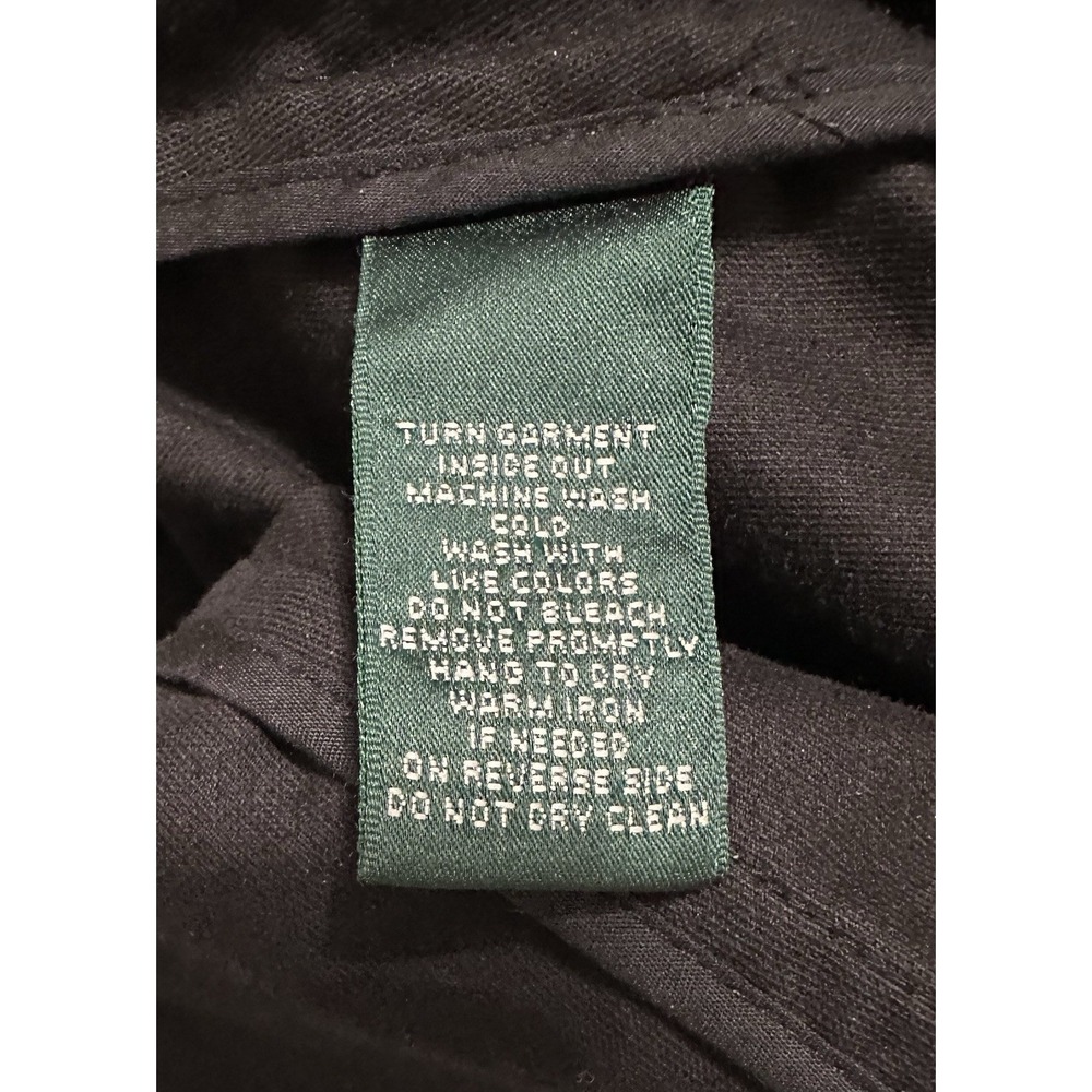 Lauren Ralph‎ Lauren Womens Blazer 10 Black Velvet Gold Floral Paisley Luxury - Picture 7 of 7